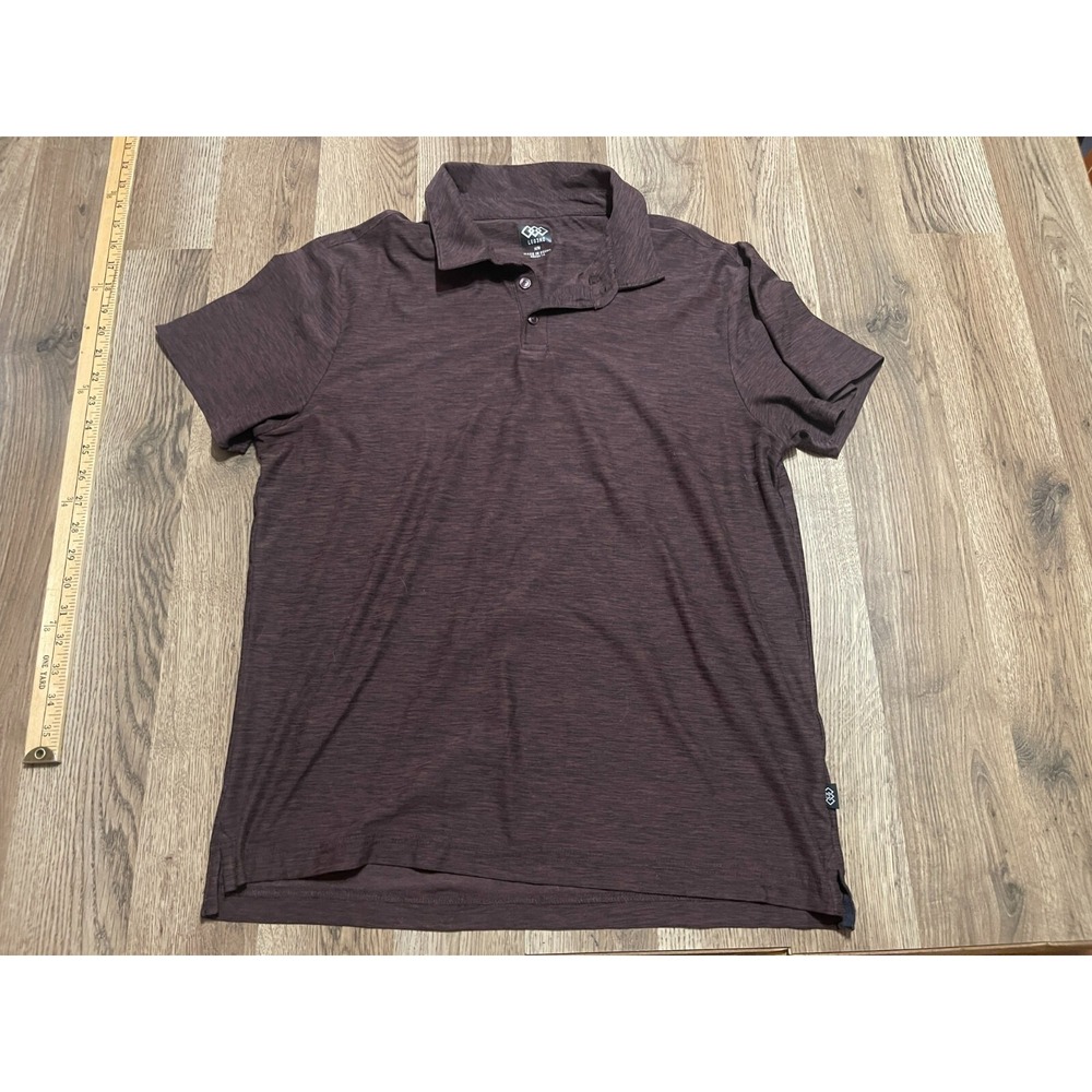 Legend Shirt, Men's Size Medium, Brown, Polo Short Sleeve